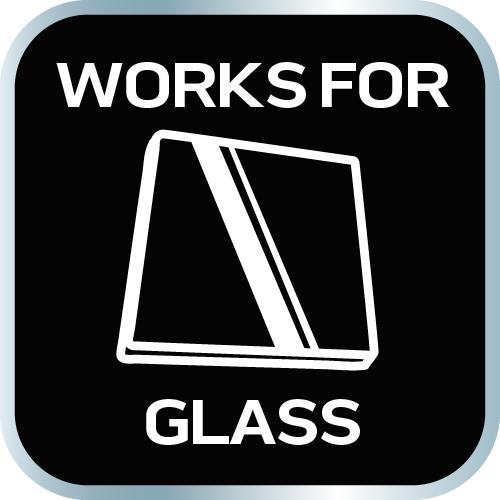 Double glass suction cup, 80 kg