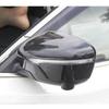 For Nissan Murano 2015 2016 2017 2018  Car Styling Cover Back Rear View Eyebrow Side Mirror Strip Stick Trim Panel Lamp 2PCs