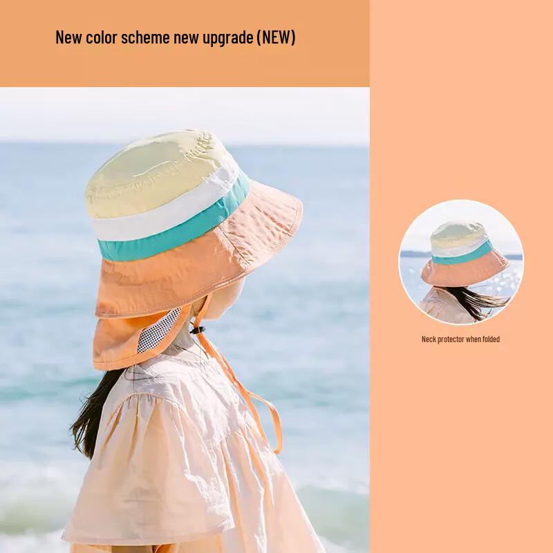 OEING Kids' Summer Sun Protection Bucket Hat