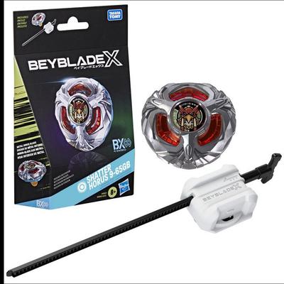 Beyblade X Starter Pack Shatter Horus 9-65GB BX Infinity, Toupie De Type Endurance Avec Lanceur, Toupies De Compétition, Dès 8 Ans