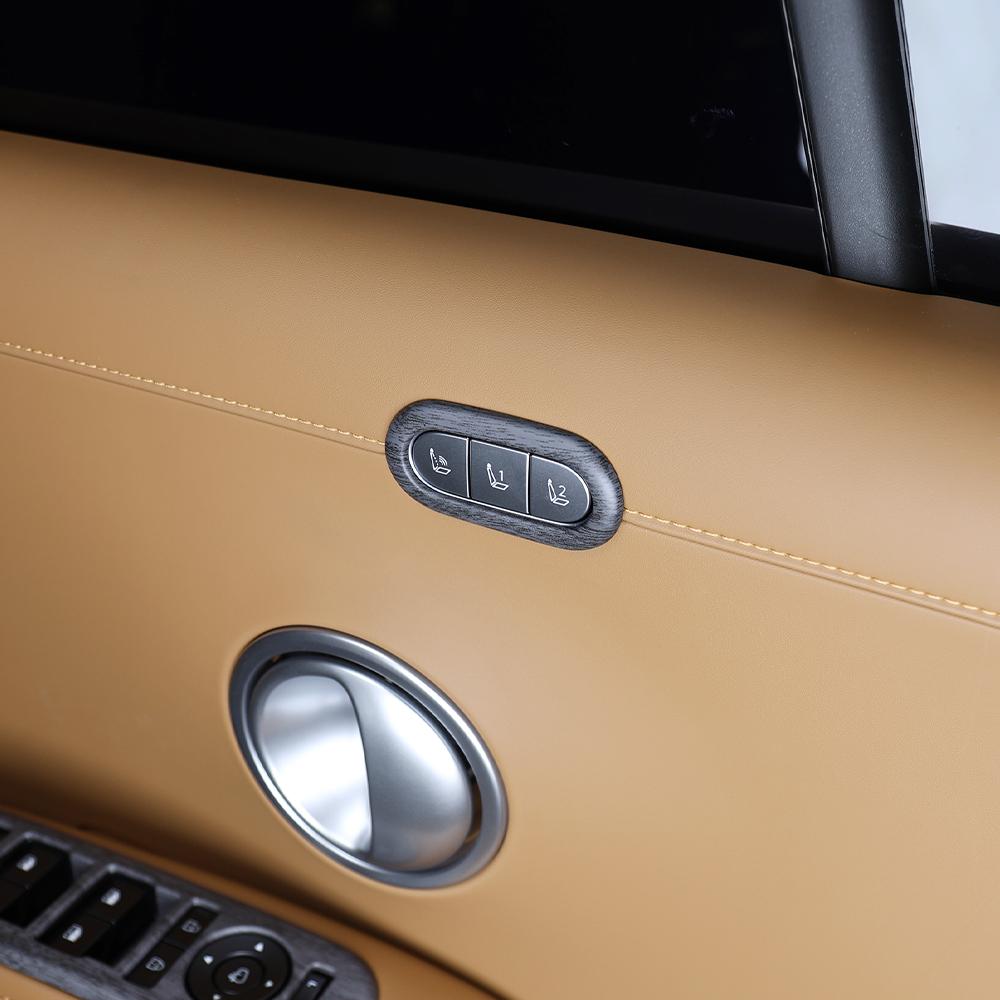 Car Interior Protection Cover ABS Memory Seat Control Button Panel Guard Dual-Version Fit For 2026 Hyundai Palisade LX3 LHD/RHD