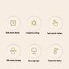 3 in 1 Wireless Charging Digital Alarm Clock with Night Light 15W Fast Wireless Charger Date Temperature Display Clock for Bedroom