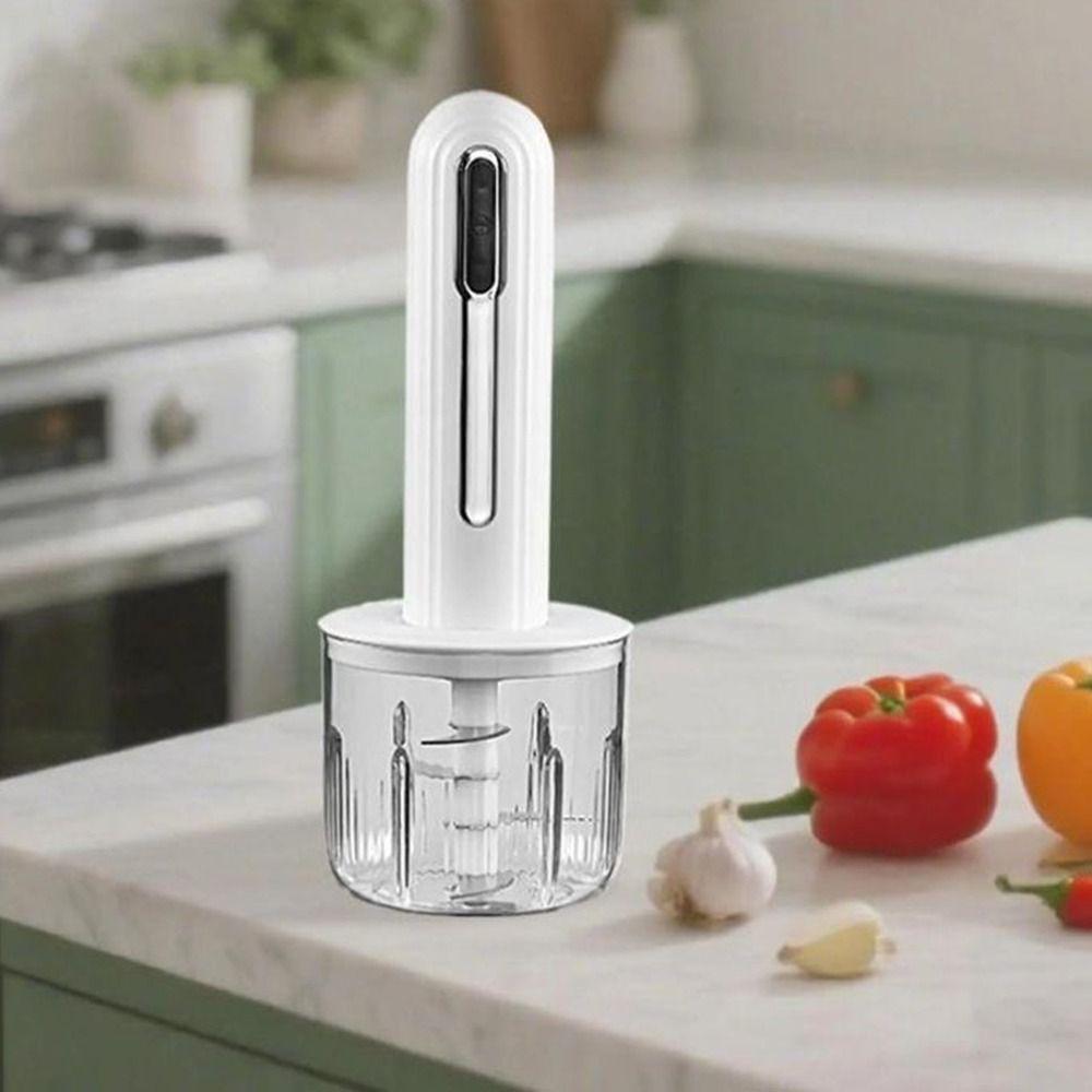 USB Rechargeable Electric Meat Grinder Powerful Motor Baby Food Processor  Salad Making