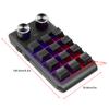 Wireless One Handed Gaming Keyboard Custom Macro Keyboard 12Key uwBT Red Switch HotSwappable for