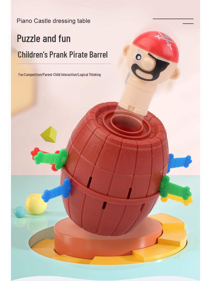 

Вирусная игрушка Douyin: Игра «Пиратская бочка» – Веселое, интерактивное втыкание мечей для пар