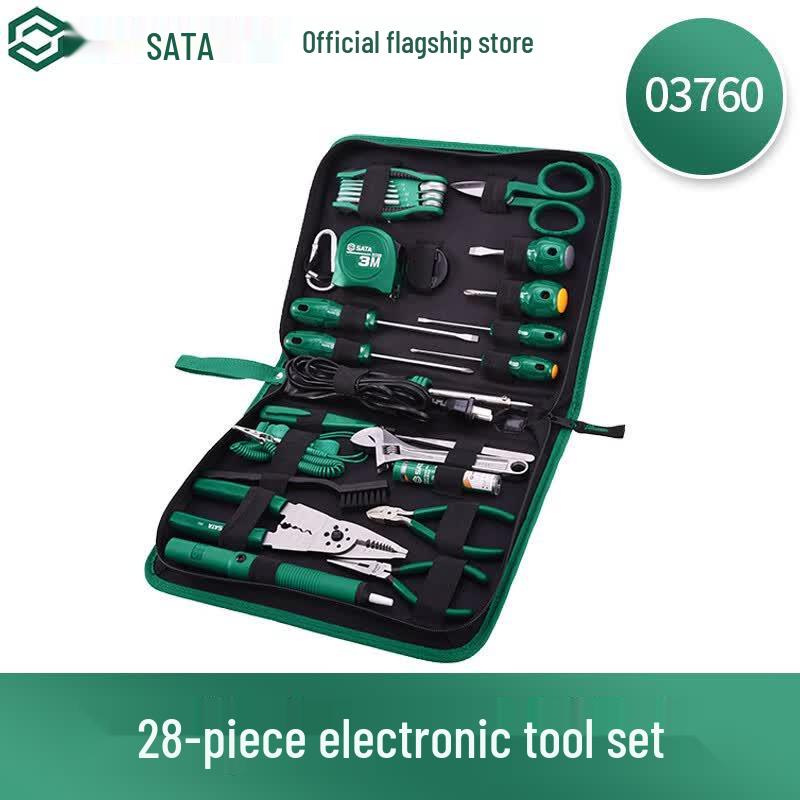 SATA 28-piece Electronic & Electrician Repair Tool Kit