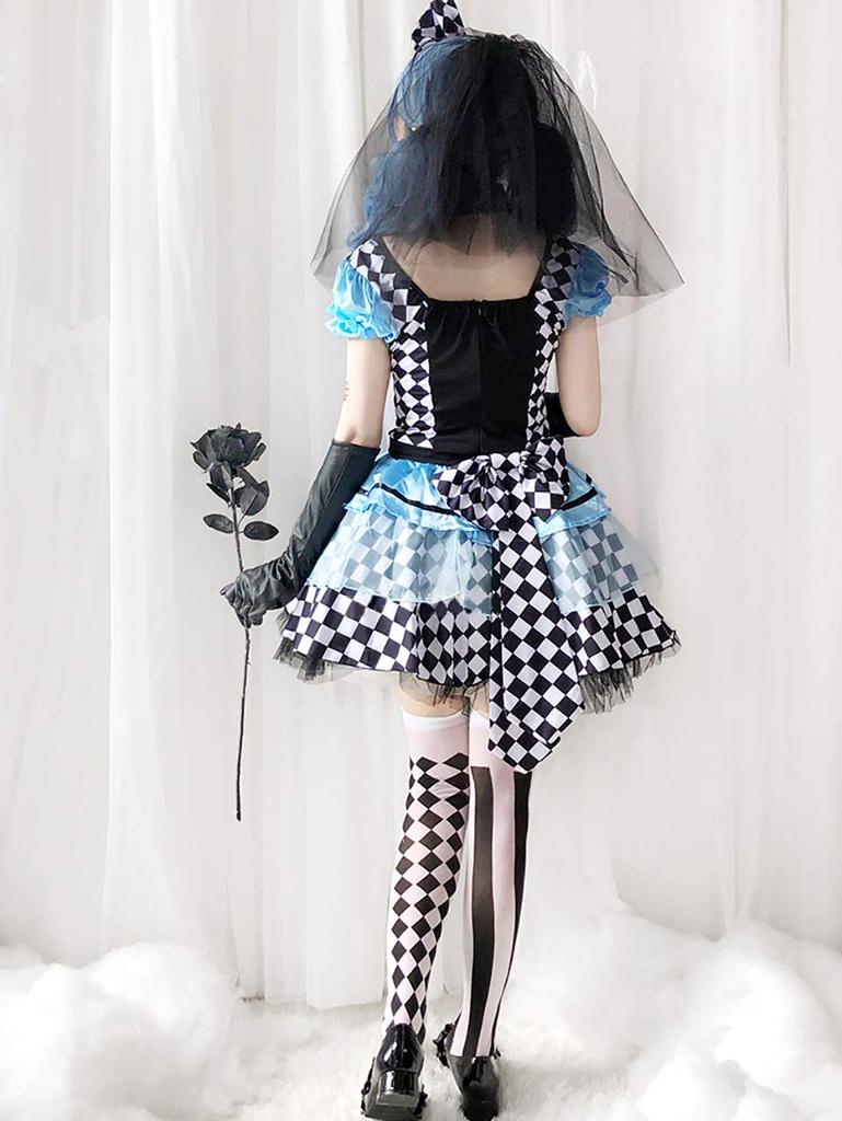 Milky Time Alice In Wonderland Halloween Adult Cosplay Costume, Gothic Lolita Maid Outfit, Women's Dark Alice