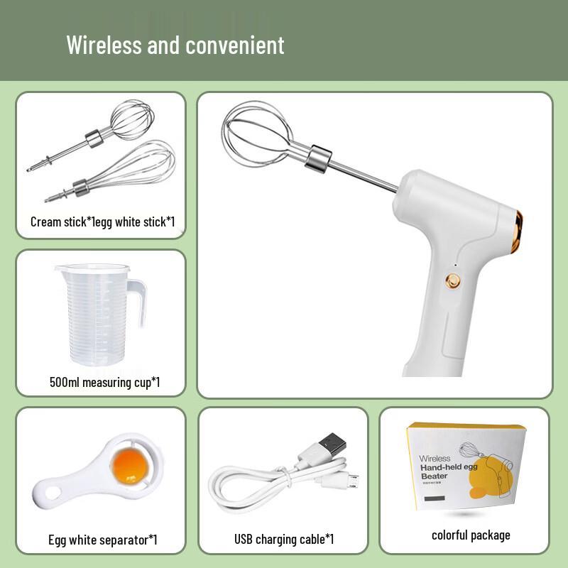 Beiduo Yang Cordless Mini Electric Hand Mixer