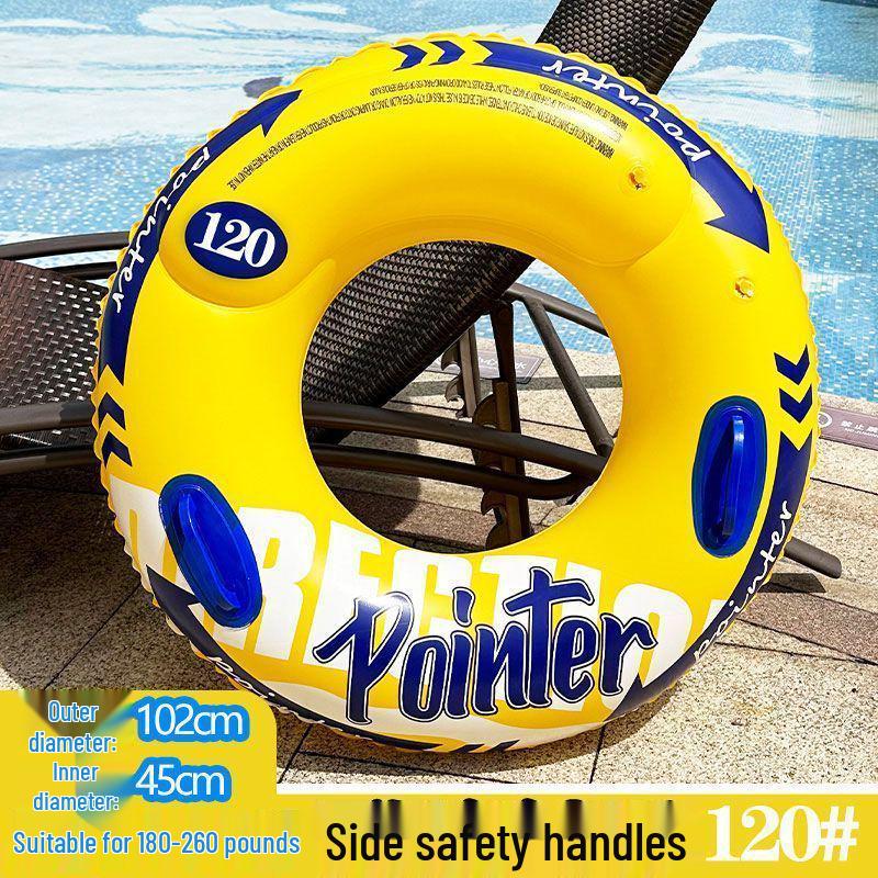 Adult & Children's Inflatable Swim Ring: Thickened Lifebuoy & Underarm Float for Beginners