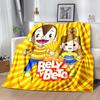 Cartoon B-Bely B-Beto printed throw blanket—lightweight,soft,warm;versatile blanket all seasons—perfect air-conditioning throw,nap blanket