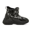 MLB Comfortable Trendy Non-Slip Low-Cut Childrens Snow Boots Kids boots Black 7AWBM0136-50BKS