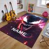 Custom Venom Mat Personalized Name, Polyester Washable Indoor Entryway Rug, Gift for Christmas, Easter, Thanksgiving Day