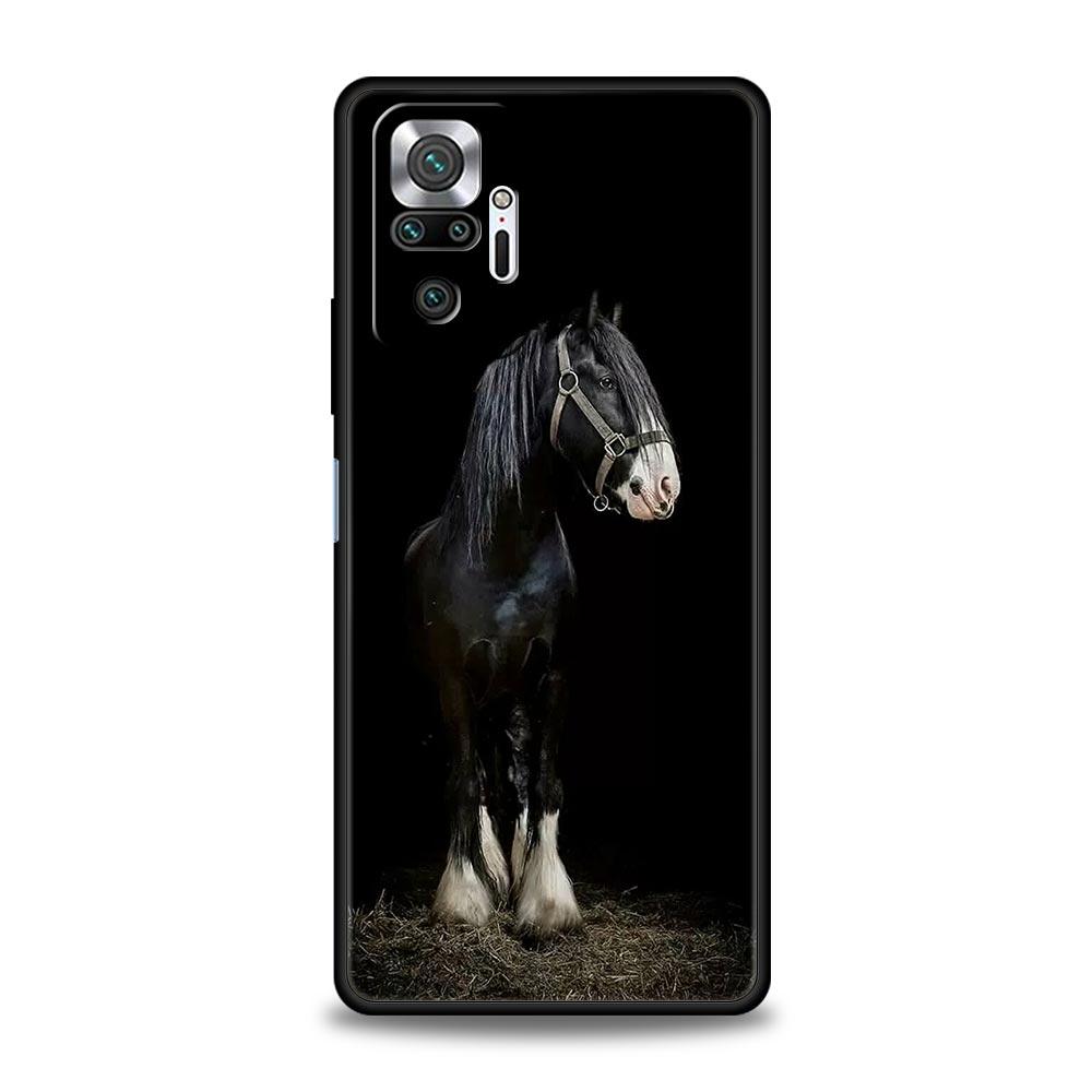 

Чехол для телефона с изображением бегущей лошади и диких животных для Xiaomi Redmi Note 13 12 5G 11 10 Pro Plus 4G 9S 9 8 7 9T 13C 10C 9C 9A, силиконовый чехол Redmi Note 12 5G