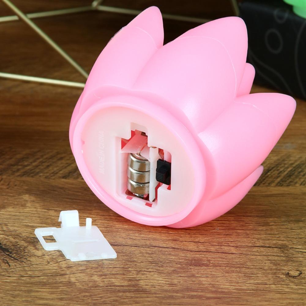 Festival Decoration Led Electronic Lamp Lotus Candle Lamp Buddhist Hall Lanterns Wishing Lamp