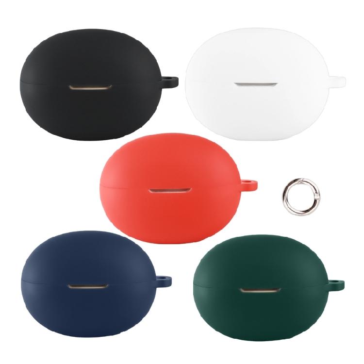 Outer Cover for AiClip S52 Earbud Charging Case, Silicone Stretch-On Sleeve with Side Carry Attachment and Charging Opening