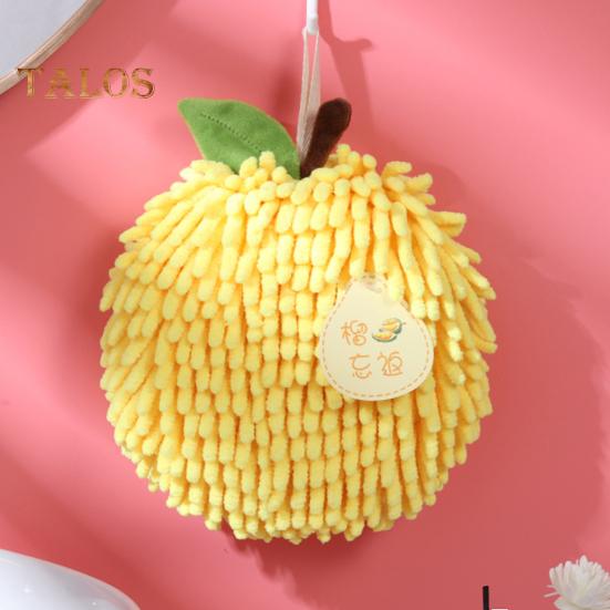 Chenille-Handtuch mit Aufhängeschlaufe, stark wasserabsorbierend, weiche, superfeine Fasern, verdickter Lappen, schmutzabweisend, wiederverwendbar, für die Reinigung von Küche und Bad