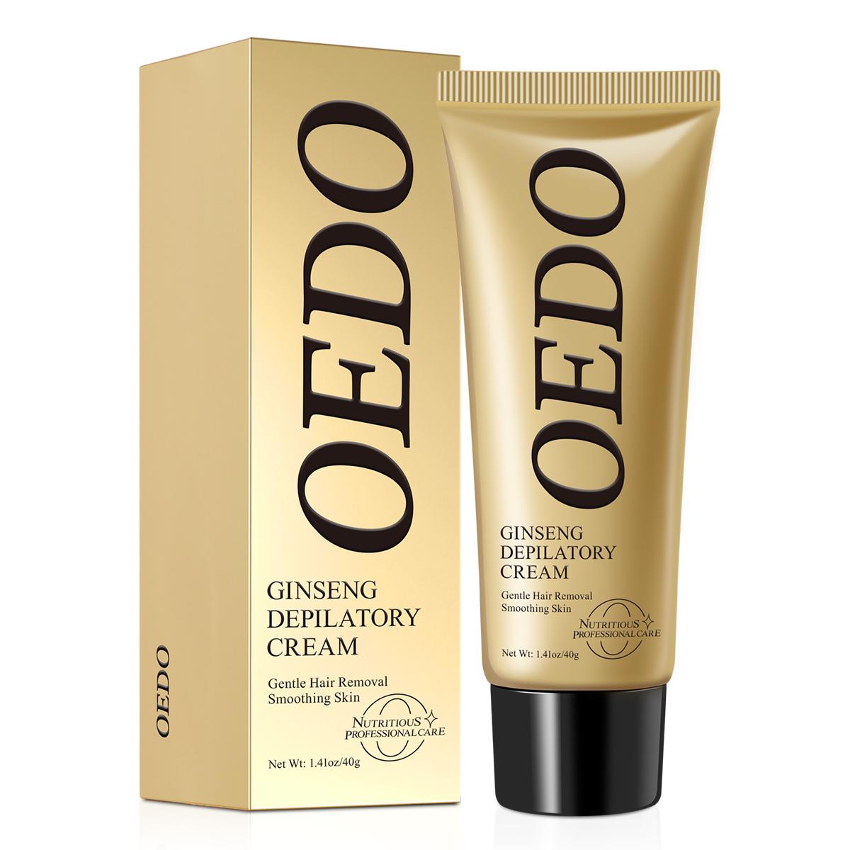 

Крем для удаления волос с женьшенем OEDO, безболезненное удаление волос на большой площади для удаления волосатой гладкой кожи 1pcs