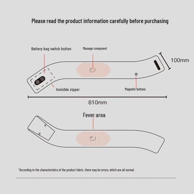 Morphy Richards Rechargeable Heating Neck Massager Scarf CN plug (adapter included)