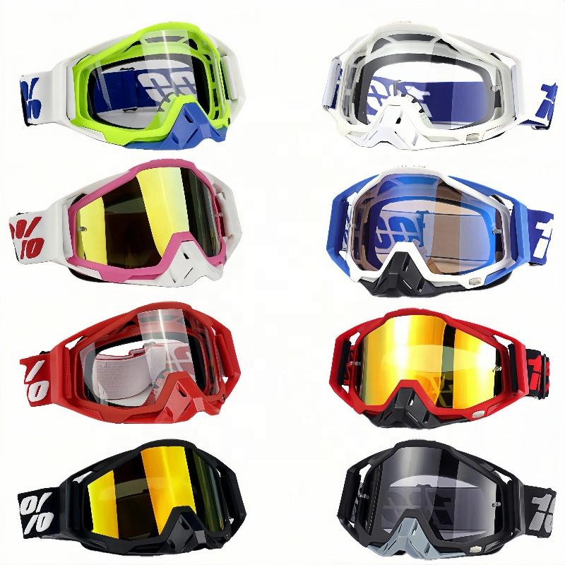 Manufacturer Custom Logo MX BMX Dirt Bike Goggles with Tear Off Film for Motorcycle Helmet and Outdoor Sports