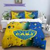 Club Atlético Boca Juniors Pattern Bedding,Quilt Set Quilt Cover Pillowcase Home Birthday Gift(1 * duvet cover + 2 * pillowcase, without core)