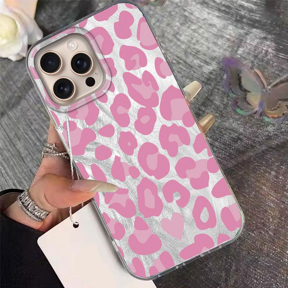 Vintage Black Leopard Feather Texture Phone Case for iphone 16 15 14 7 8 Plus 13 11 12 Pro Max X XS XR SE 2022 2020 16e Cover