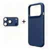 For iPhone 18 17 Pro Max 17 18 Pro Camera Lens Protector With Luxury Liquid Silicone And Matte Texture Magnetic Phone Cover