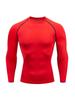 Erkek Yüksek Esnekliğe Sahip Hızlı Kuruyan Uzun Kollu Spor Üst