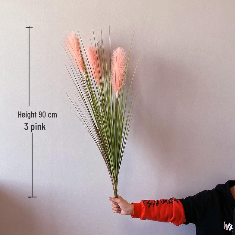 Nordic Reed & Foxtail Grass Artificial Office Plants Window Decor 