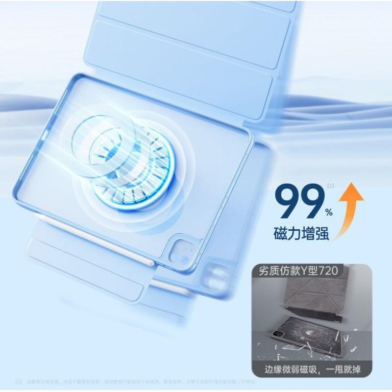 Magnetic IPad Case With Pen Slot 11th Gen Pro 11 Inch 10th 7th - 360 Rotating Stand Full Cover Shockproof