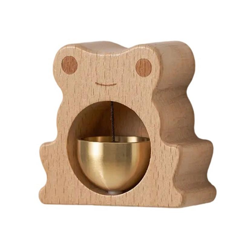 

Wooden Animal Shape Door Chimes with Magnetic Attachments Hanging Doorbell for Home Door Decors Indoor and Outdoor Use