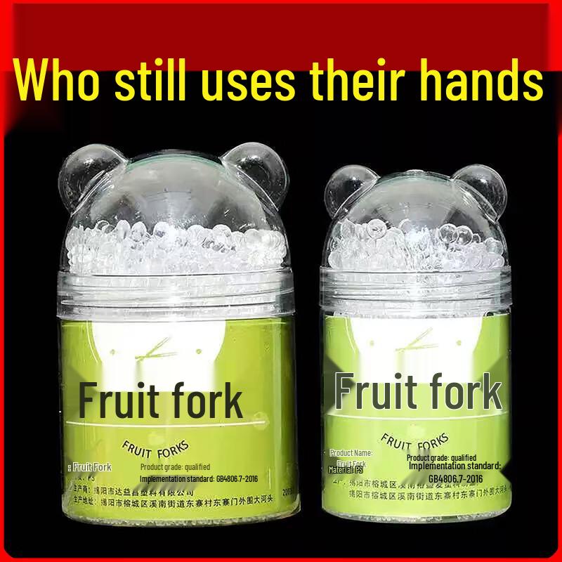 Zhaoran Disposable Plastic Fruit Forks Bulk Pack