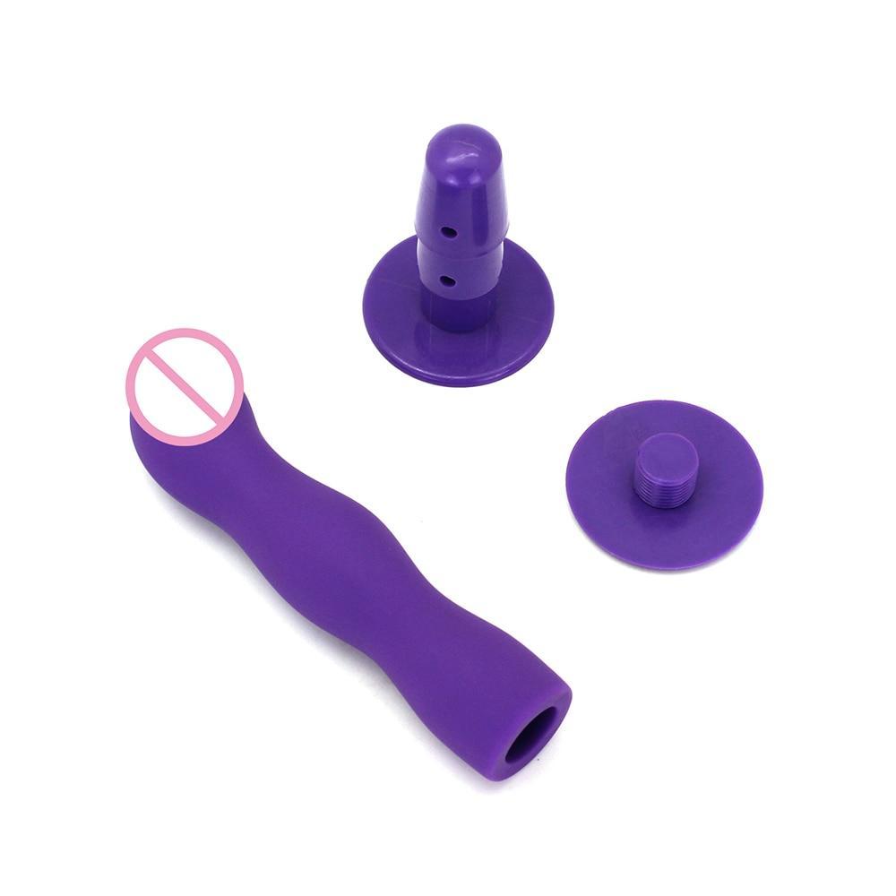 Dildo With Harness Strapon Panties Purple Pink Black Dong Strap Ons