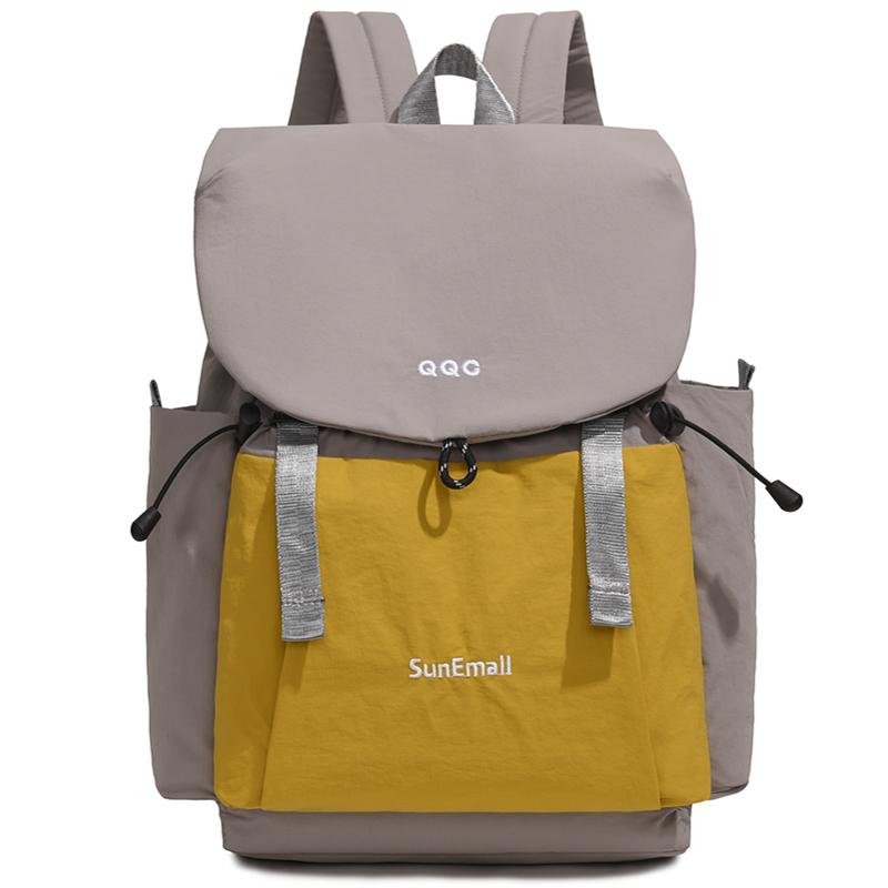 Outdoor Backpack Travel Large Capacity Nylon Commuter Backpack Ultra Light Junior High School Student Schoolbag