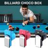 Pool Billiard Cue Chalk Holder, Pool Magnetic Chalk Holder Aluminium Magnetic Snooker Belt Clip Billiard Chalk Holder