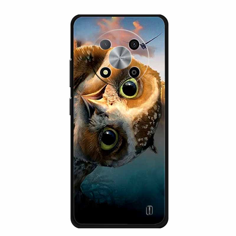 Capa Para ZTE Blade A73 5G Animais Silicone Macio TPU Capa de Telefone Para ZTE Blade A73 5G 7160N Capas Lobo Fruta Estampada Fofa Coque