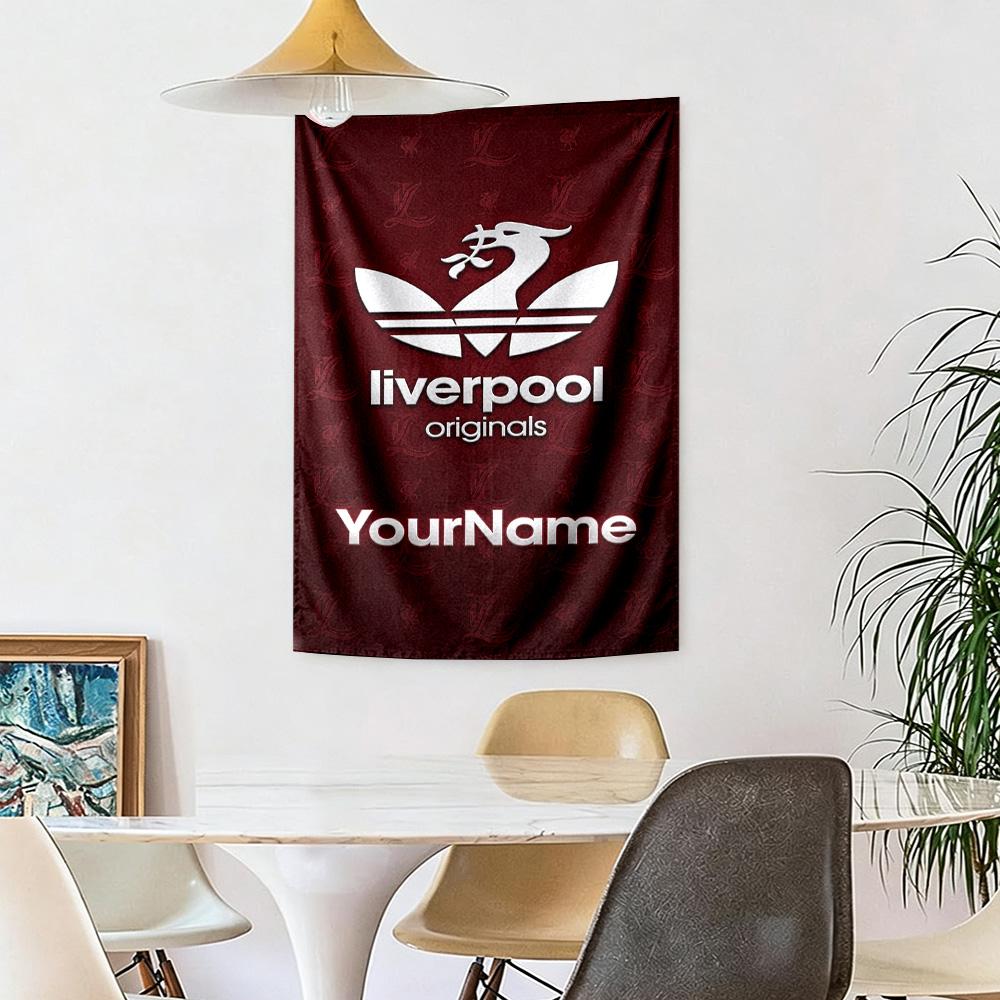 Liverpool Custom Your Name Wall Decor Tapestry Art For Pet Memorial Birthdaywedding Party Backdrop Family Gift