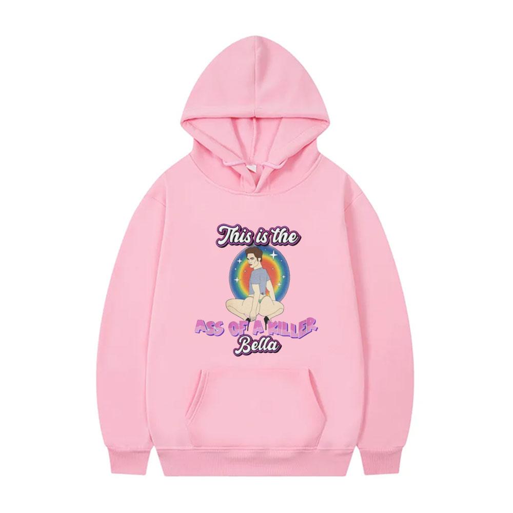 Twilight Edward Cullen Parody Robert Pattinson This Is The Ass of A Killer Bella Funny Meme Hoodie Casual Oversized Pullover