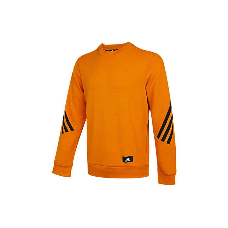 Adidas Sweatshirts Men s Yellow Crew Neck Moderate Regular H46541 4XL