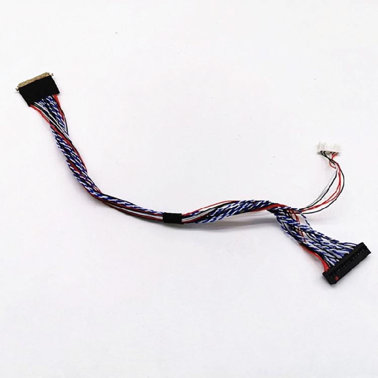 LCD Screen LVDS Cable 40Pin LVDS Cable 2 Channel 6-Bit Support for 14-18.4 Inch