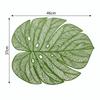 Heat Resistant Leaf-shaped Placemat Monstera Leaf Placemat  Anniversary Celebration
