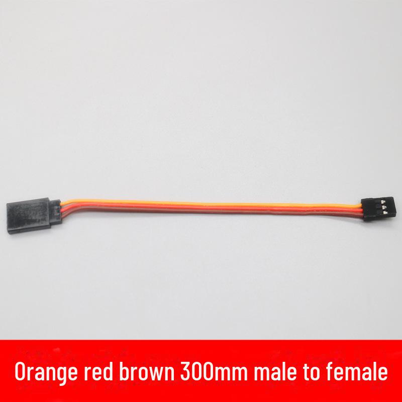 "30-Core Servo Extension Cable for Model Cars and Aircraft, Male to Female, 150/200/300/500mm"