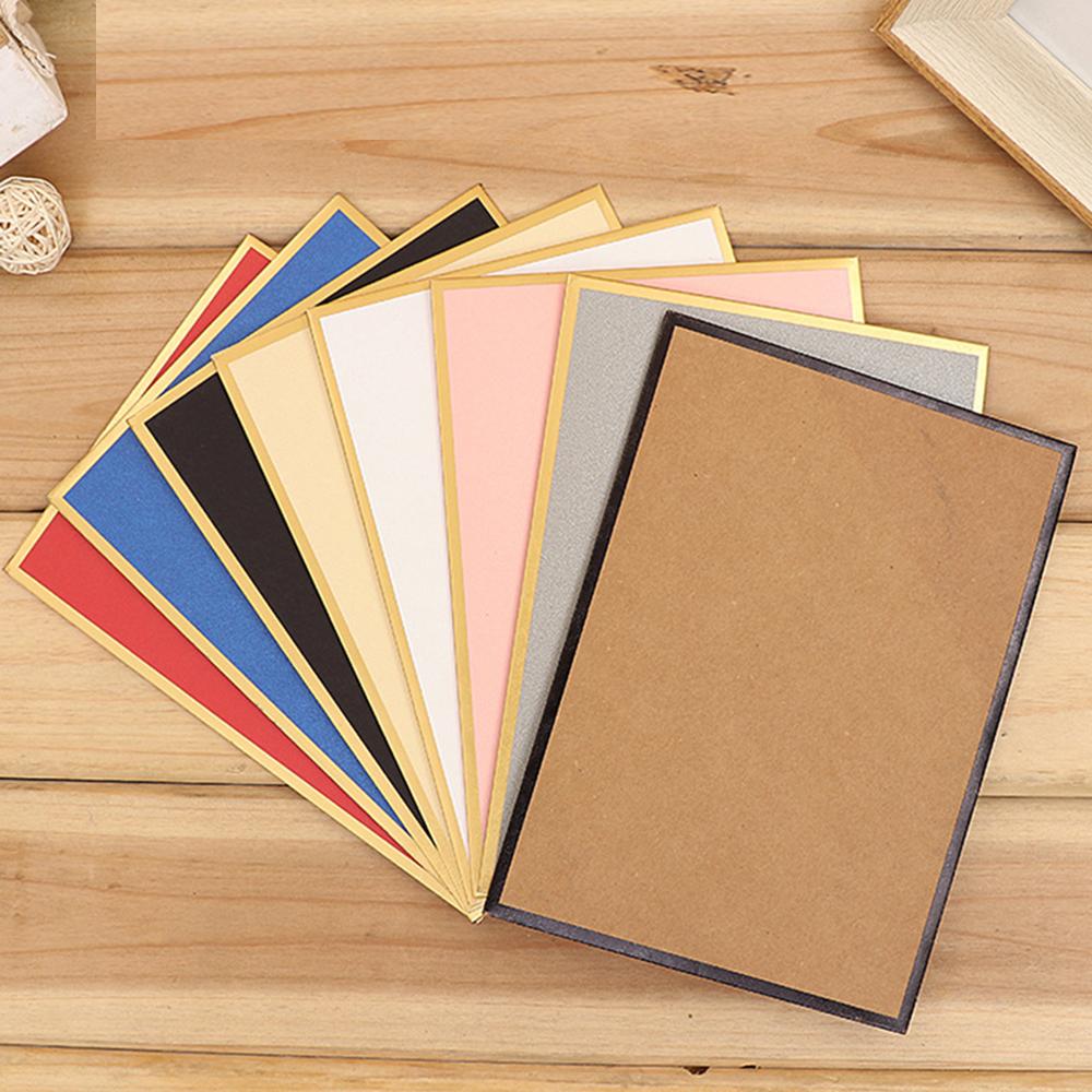 Wedding Party Invitation Craft Paper Envelopes Mailers Set Letter Supplies Gold Stamping Envelopes