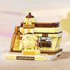 Genuine Keeppley  Building Blocks Street Scene Series Model  Mymelody Kuromi Splicing Toy Pompom Purin Gift