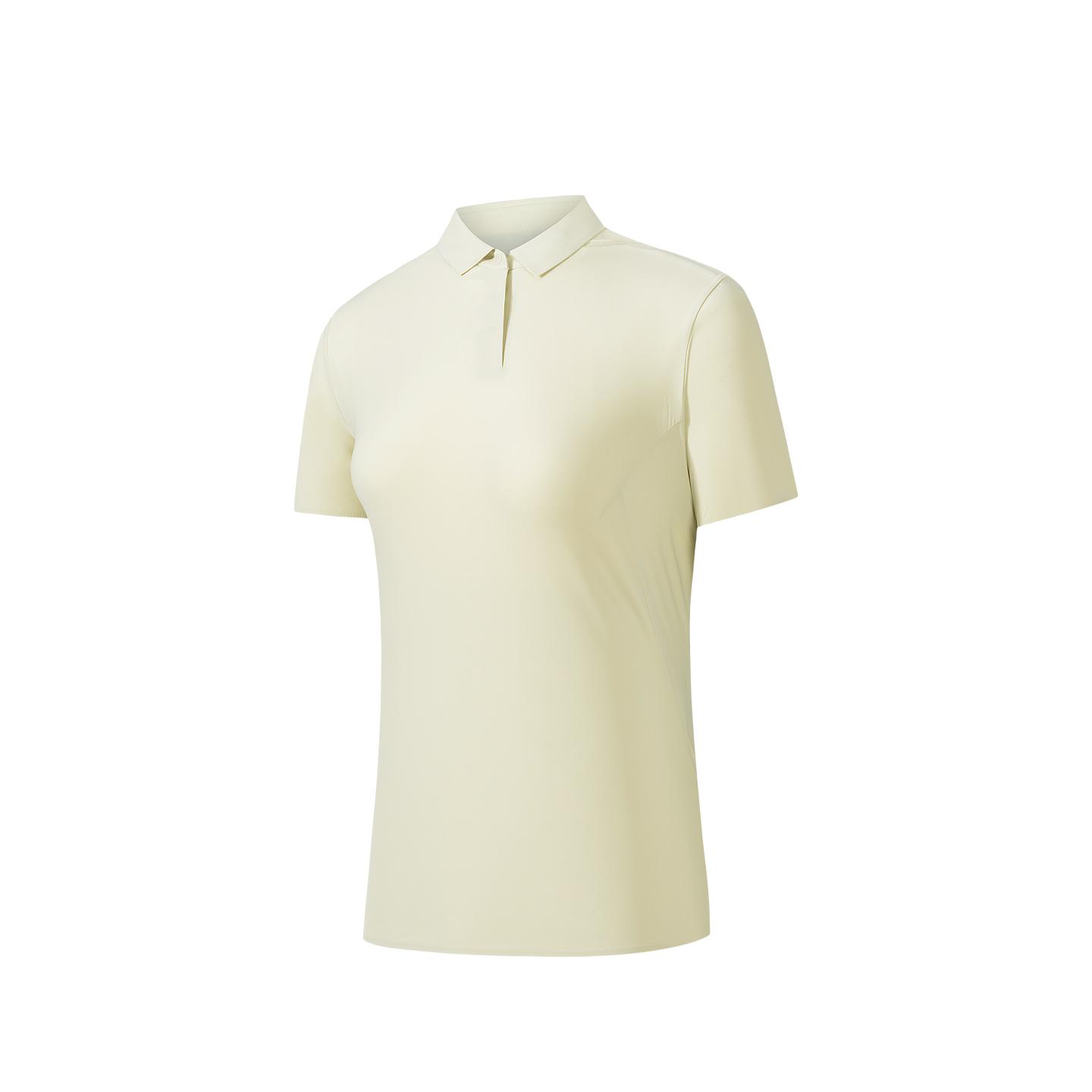Anta Champion Glory Short Sleeve Polo Shirt Summer 2026 Women tops Apricot-Yellow 162620109-8 S