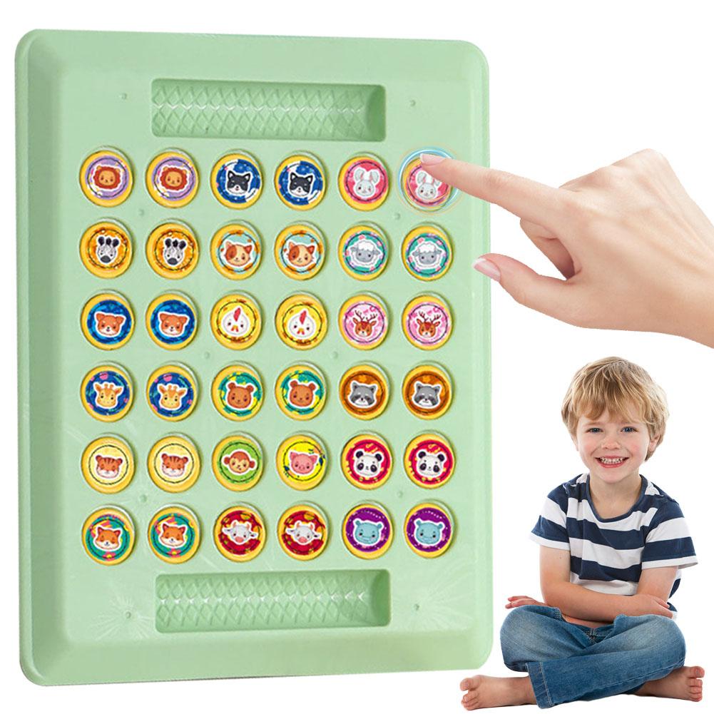 Animal Flip Chess Classic Strategy Board Game Two-Player Animal Flip To Win Memory Game Educational Party Toy for Family