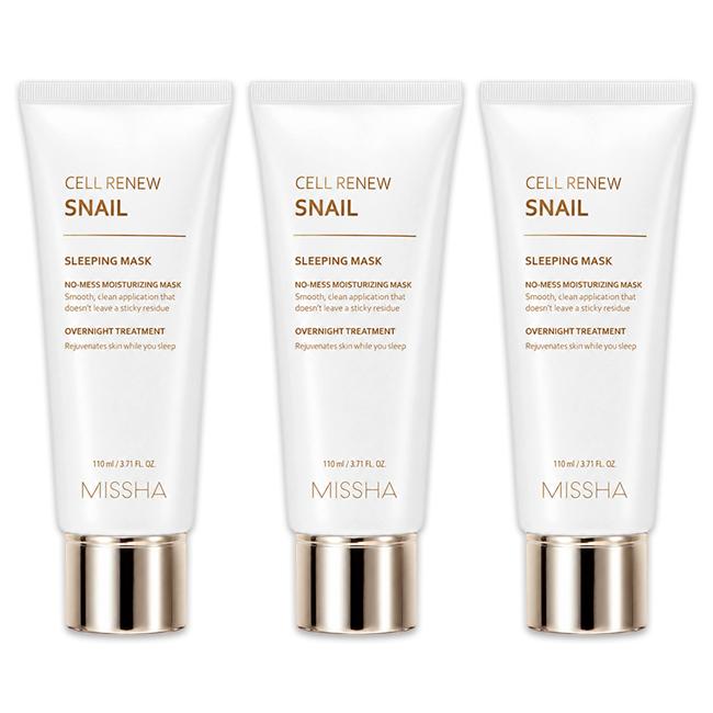 MISSHA Cellinew Snail Essential Moisturizer 130ml, Treatment 130ml, Cream 50ml, Sleeping Mask 110ml  (16 Options)