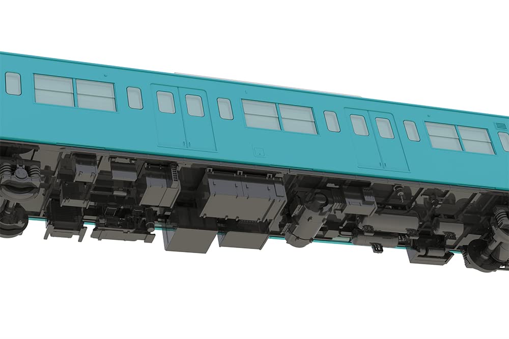 PLUM 1/80 JR East 201 Series DC Electric Train Keiyo Line Moha 201/Moha 200 Unpainted Assembly Plastic Display Model Kit PP132