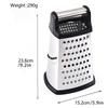 Stainless Steel Four-Sided Vegetable Slicer Kitchen Vegetable Cutter Fruit Grater Tool