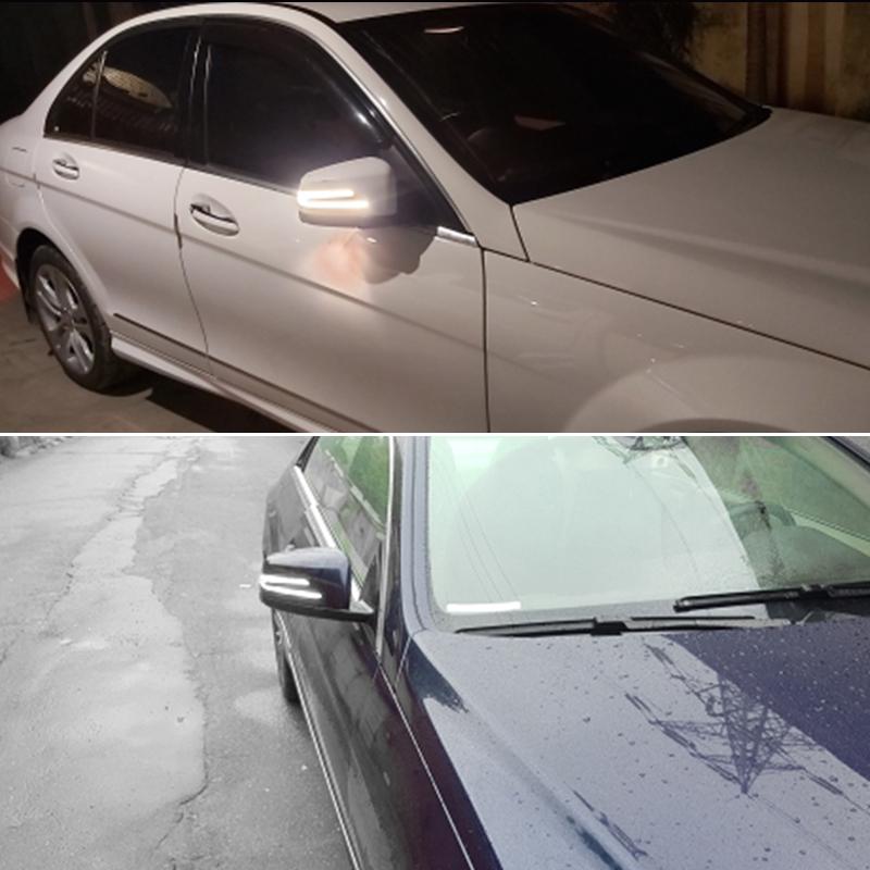 Sequential LED Turn Signal Side Mirror Lights For Mercedes A C E S CLA CLS Class