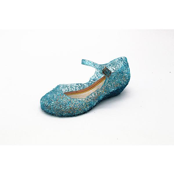 Girls Sandals Jelly Crystal Shoes Kids Wedge Princess Shoes Wedge Sandals Hollow Plastic Bird Nest Shoes Summer Beach Hole Women